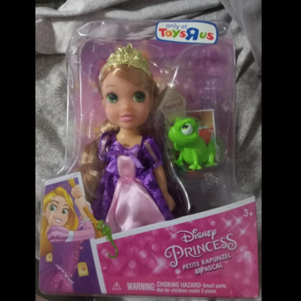 Disney Princess Petite Rapunzel and Pascal.